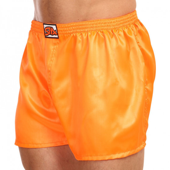 Vyriški šortai Styx classic rubber satin orange (C661)