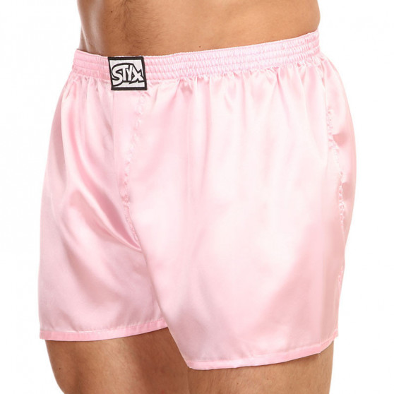 Vyriški šortai Styx classic rubber satin pink (C1160)