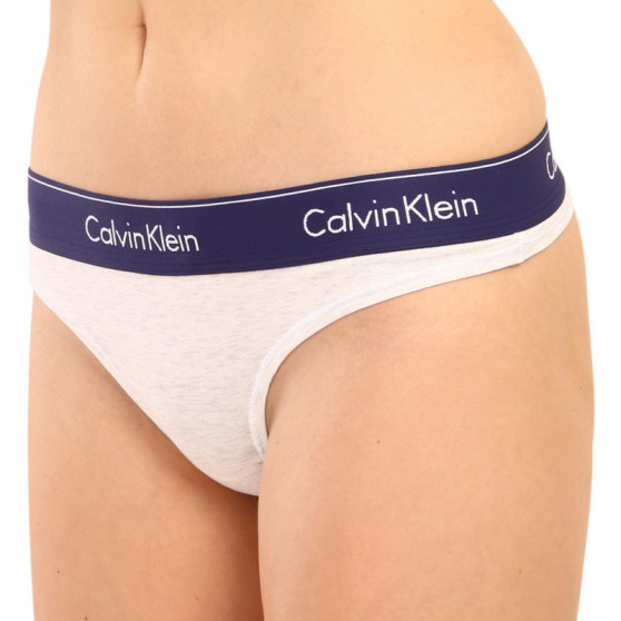 Moteriški stringai Calvin Klein pilka (F3786E-PHH)