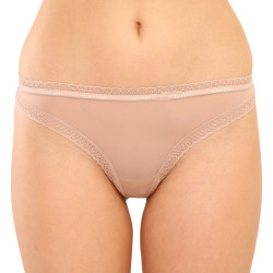 Moteriški stringai Calvin Klein beige (QD3763E-7NS)