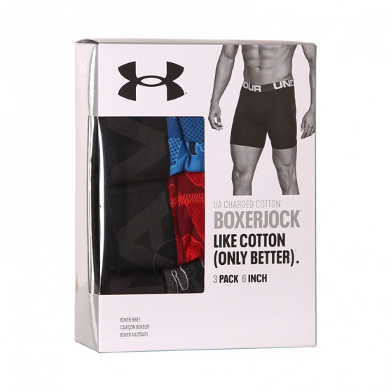 3PACK Vyriški boksininko šortai Under Armour daugiaspalviai (1363615 011)