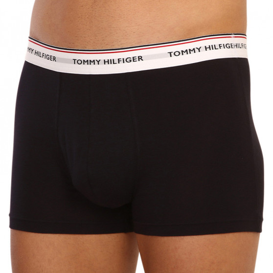 3PACK Vyriški boksininko šortai Tommy Hilfiger tamsiai mėlyni (UM0UM01642 0S7)