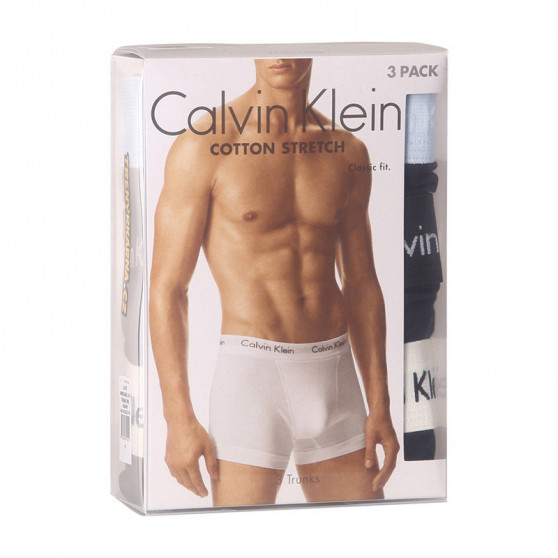 3PACK Vyriški boksininko šortai Calvin Klein juodi (U2662G-1UV)