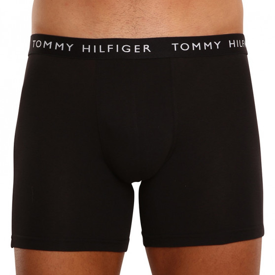 3PACK Vyriški boksininko šortai Tommy Hilfiger juodi (UM0UM02204 0TE)