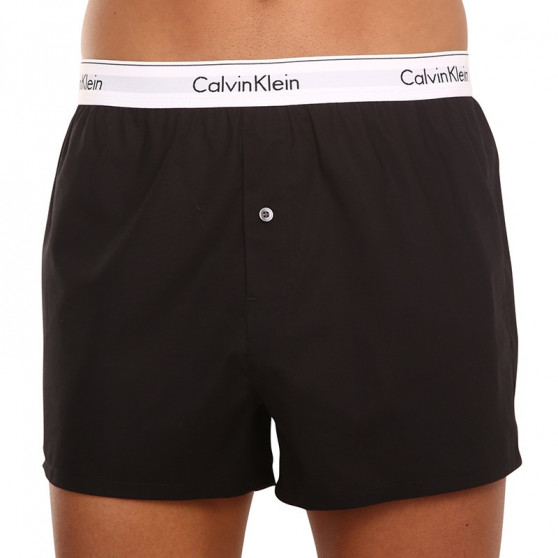 2PACK Vyriški šortai Calvin Klein juodi (NB1396A-001)