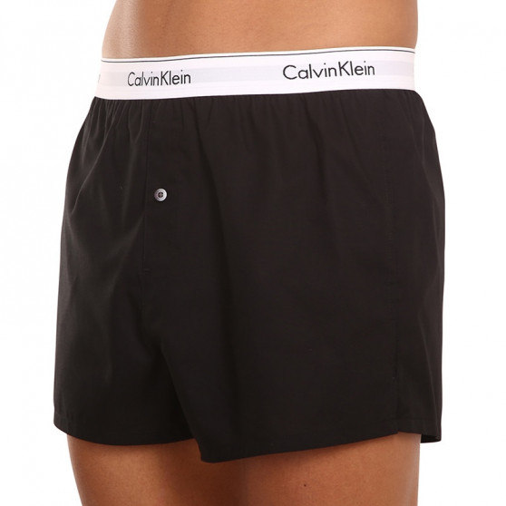 2PACK Vyriški šortai Calvin Klein juodi (NB1396A-001)