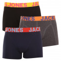 3PACK Vyriški boksininko šortai Jack and Jones daugiaspalviai (12151349)