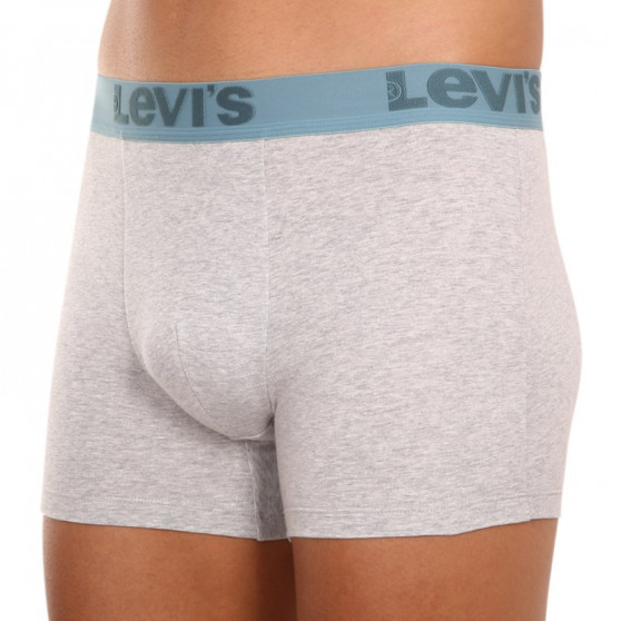 3PACK Vyriški boksininkų šortai Levis pilka (905045001 015)