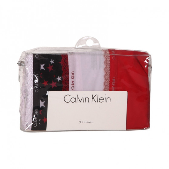 3PACK Moteriškos kelnaitės Calvin Klein multicolour (QD3804E-W4Z)