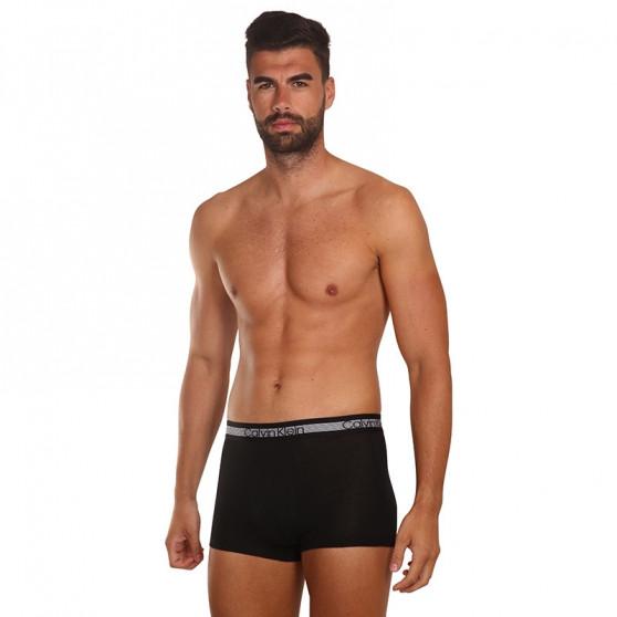 3PACK Vyriški boksininko šortai Calvin Klein juodi (NB1799A-001)