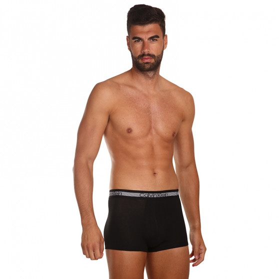 3PACK Vyriški boksininko šortai Calvin Klein juodi (NB1799A-001)