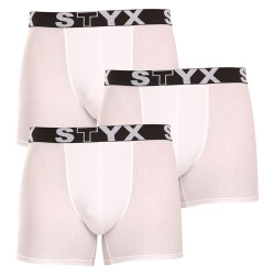 3PACK Vyriški boksininkų šortai Styx ilgi sportiniai elastiniai (U10616161)