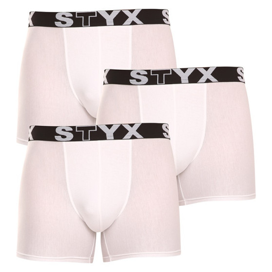 3PACK Vyriški boksininkų šortai Styx ilgi sportiniai elastiniai (U10616161)