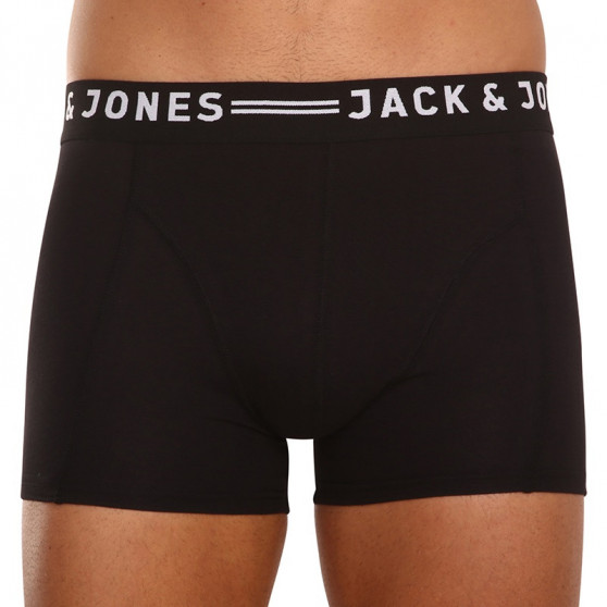 3PACK Vyriški boksininko šortai Jack and Jones juodi (12081832 - black/black)