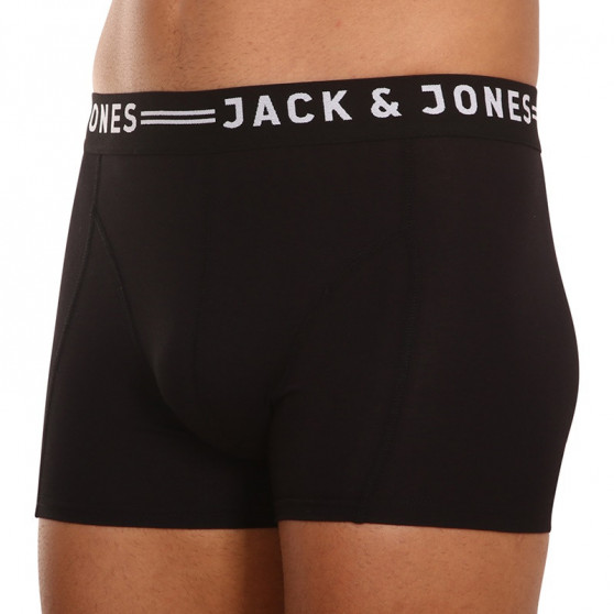 3PACK Vyriški boksininko šortai Jack and Jones juodi (12081832 - black/black)