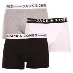 3PACK Vyriški boksininko šortai Jack and Jones daugiaspalviai (12081832 - light grey)