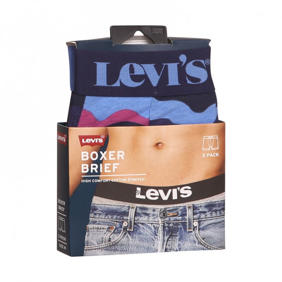 2PACK Vyriški boksininko šortai Levis daugiaspalviai (701203910 001)