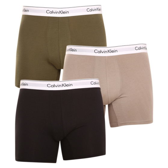 3PACK Vyriški boksininko šortai Calvin Klein daugiaspalviai (NB2381A-67A)