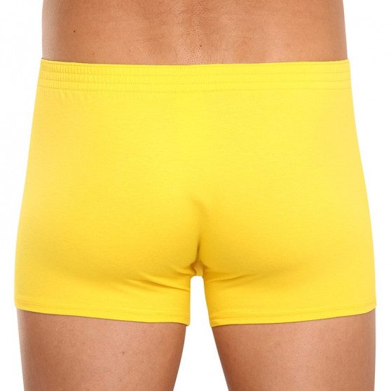 Vyriški boksininko šortai Styx classic rubber yellow (Q1068)