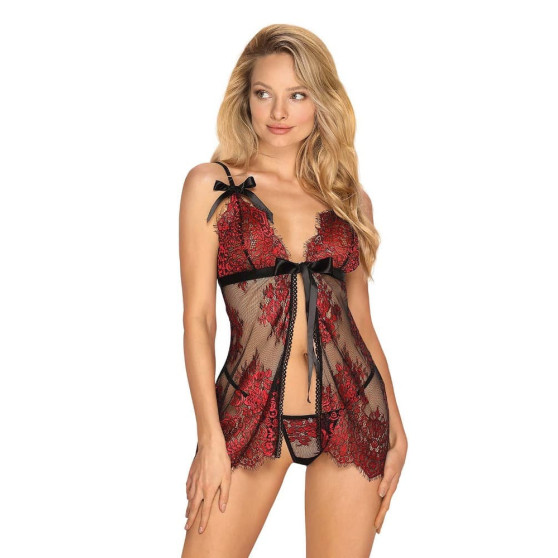 Moteriškas rinkinys Obsessive multicolour (Redessia babydoll)