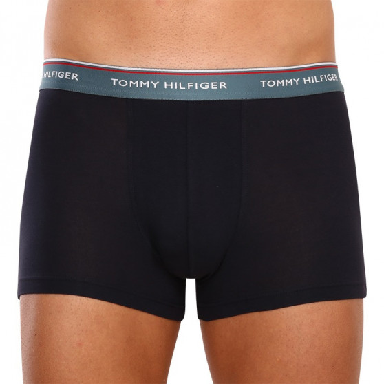 3PACK Vyriški boksininko šortai Tommy Hilfiger tamsiai mėlyni (UM0UM01642 0SN)