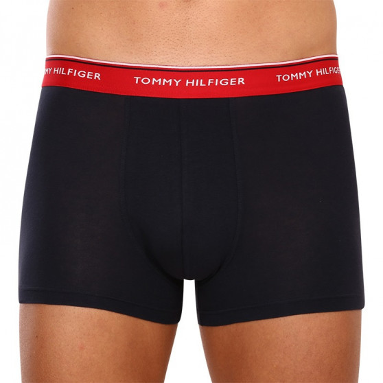 3PACK Vyriški boksininko šortai Tommy Hilfiger tamsiai mėlyni (UM0UM01642 0SN)