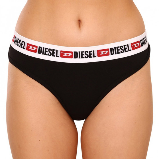 3PACK Moteriški stringai Diesel black (00SE0K-0EAXL-E4101)