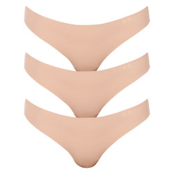 3PACK Moteriški stringai Under Armour beige (1325615 249)