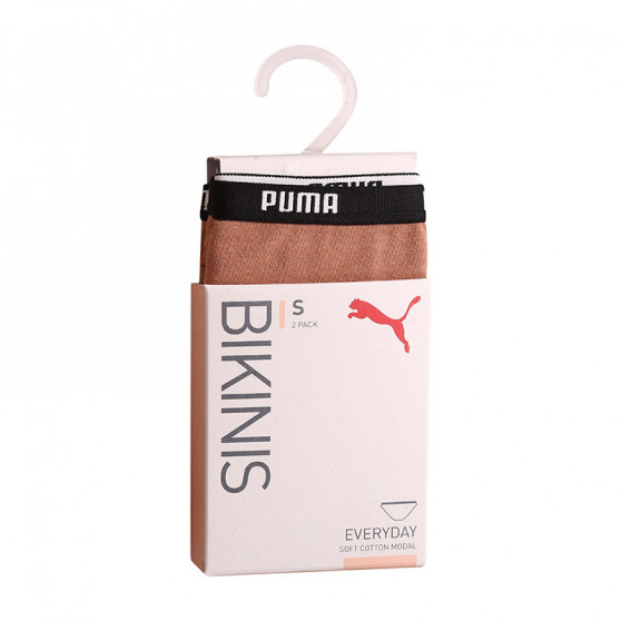 2PACK moteriškos kelnaitės Puma rudos spalvos (603031001 013)