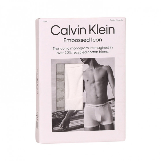 Vyriški boksininkų šortai Calvin Klein balti (NB3299A-100)