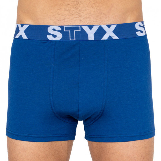 3PACK Vyriški boksininko šortai Styx sportiniai elastiniai oversized daugiaspalviai (R9676861)