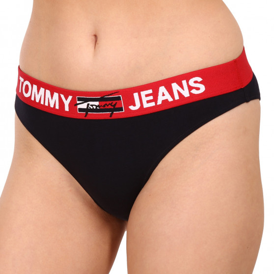 Moteriškos kelnaitės Tommy Hilfiger tamsiai mėlynos (UW0UW02773 DW5)