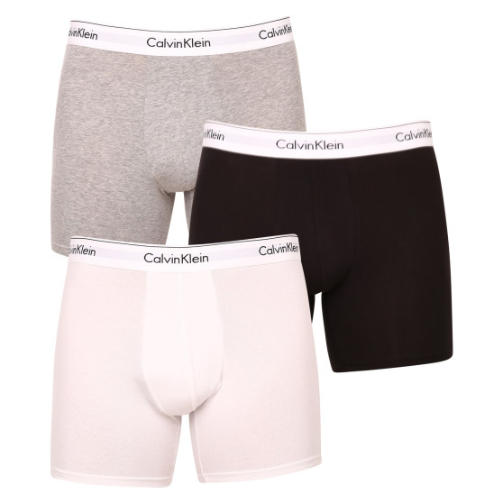 3PACK Vyriški boksininko šortai Calvin Klein daugiaspalviai (NB2381A-MP1)