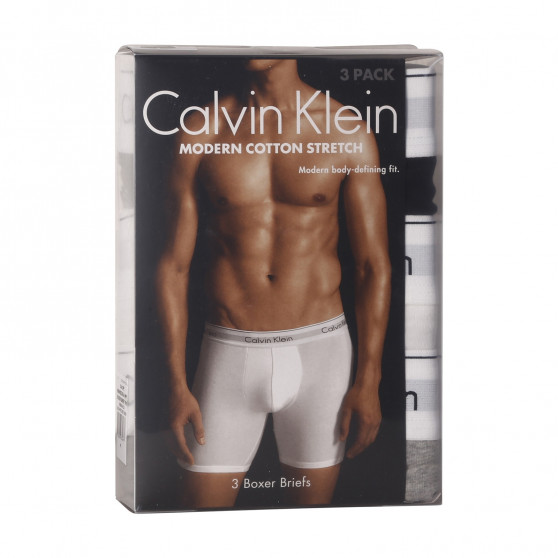 3PACK Vyriški boksininko šortai Calvin Klein daugiaspalviai (NB2381A-MP1)