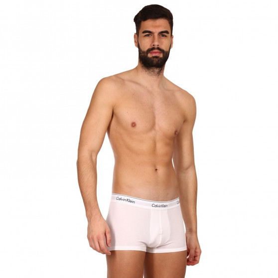 3PACK Vyriški boksininko šortai Calvin Klein balti (NB2380A-100)