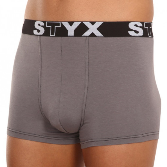 3PACK Vyriški boksininko šortai Styx sportiniai elastiniai įvairiaspalviai (G9676863)