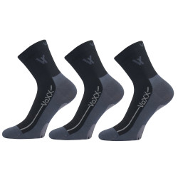 3PACK kojinės VoXX juoda (Barefootan-black)