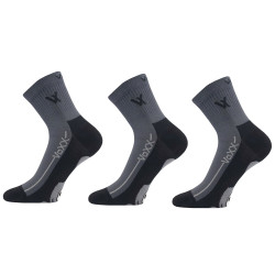 3PACK kojinės VoXX tamsiai pilka (Barefootan-darkgrey)