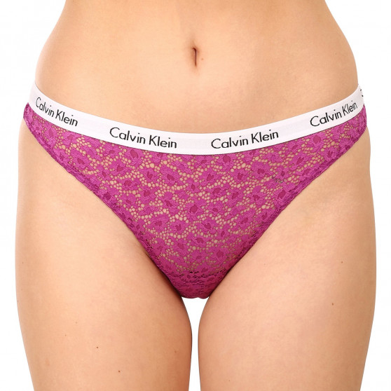 3PACK Moteriškos braziliškos kelnaitės Calvin Klein įvairiaspalvės (QD3925E-6VY)