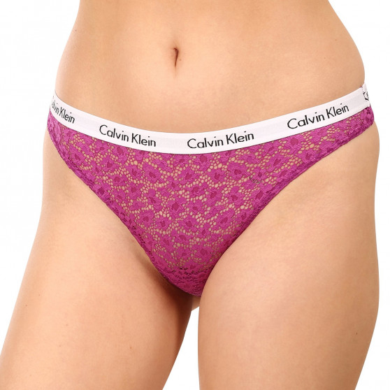 3PACK Moteriškos braziliškos kelnaitės Calvin Klein įvairiaspalvės (QD3925E-6VY)