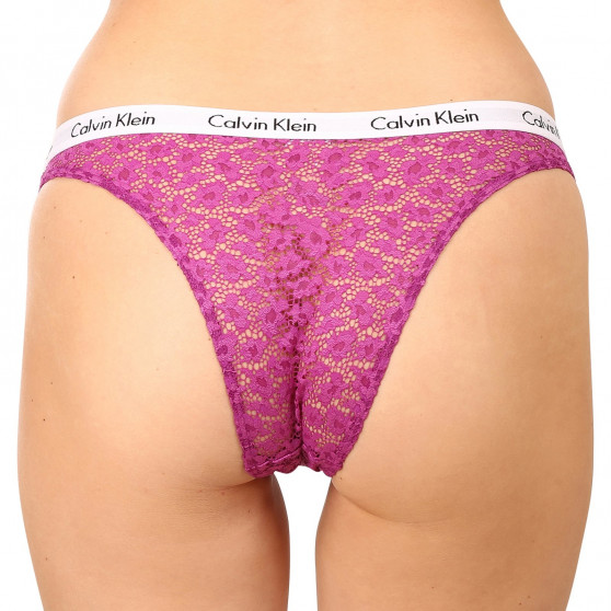 3PACK Moteriškos braziliškos kelnaitės Calvin Klein įvairiaspalvės (QD3925E-6VY)