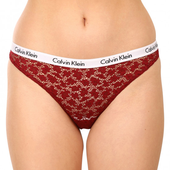 3PACK Moteriškos braziliškos kelnaitės Calvin Klein įvairiaspalvės (QD3925E-6VY)