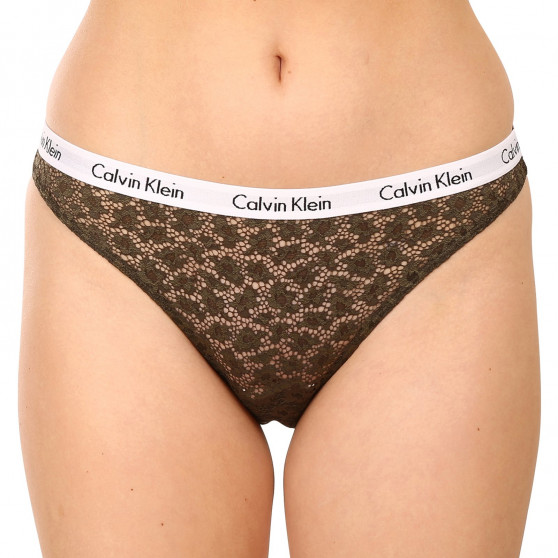 3PACK Moteriškos braziliškos kelnaitės Calvin Klein įvairiaspalvės (QD3925E-6VY)