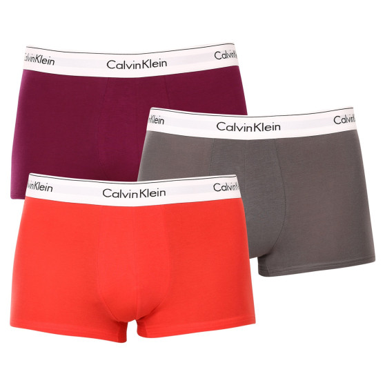 3PACK Vyriški boksininko šortai Calvin Klein daugiaspalviai (NB2380A-6ME)