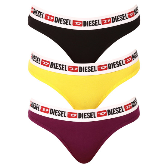 3PACK Moteriški stringai Diesel multicolour (00SE0K-0EAXL-E6463)