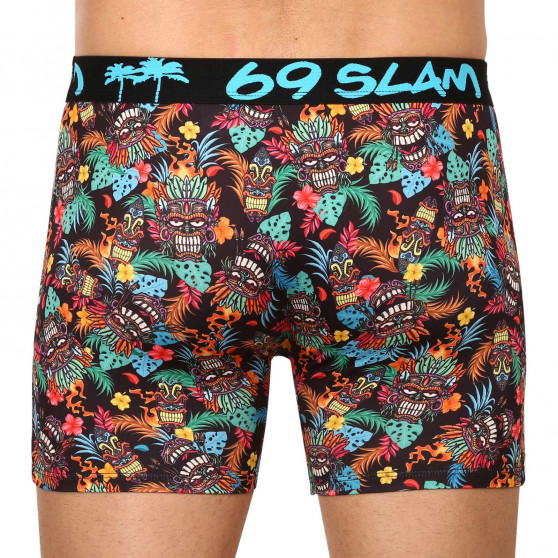 Vyriški boksininko šortai 69SLAM fit hawaiian tiki (MBYHWT-PO)