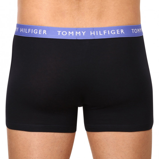 3PACK Vyriški boksininko šortai Tommy Hilfiger tamsiai mėlyni (UM0UM02324 0V1)