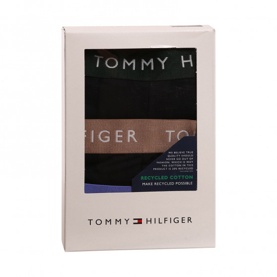 3PACK Vyriški boksininko šortai Tommy Hilfiger tamsiai mėlyni (UM0UM02324 0V1)