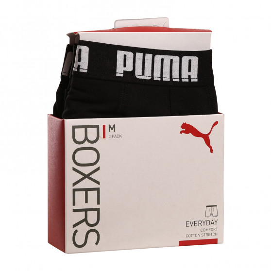 3PACK Vyriški boksininko šortai Puma juodi (701206546 001)