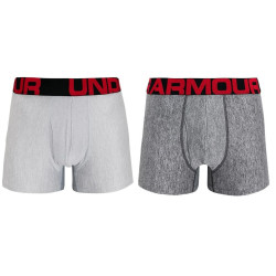 2PACK Vyriški boksininko šortai Under Armour oversized pilkos spalvos (1363618 011)